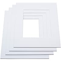 Los mejores  - LIVINGTREE 2 paspartú blanco (tamaño exterior: 30 x 30 cm -tamaño interior: 20 x 20 cm) para fotos y marcos de fotos- 1…